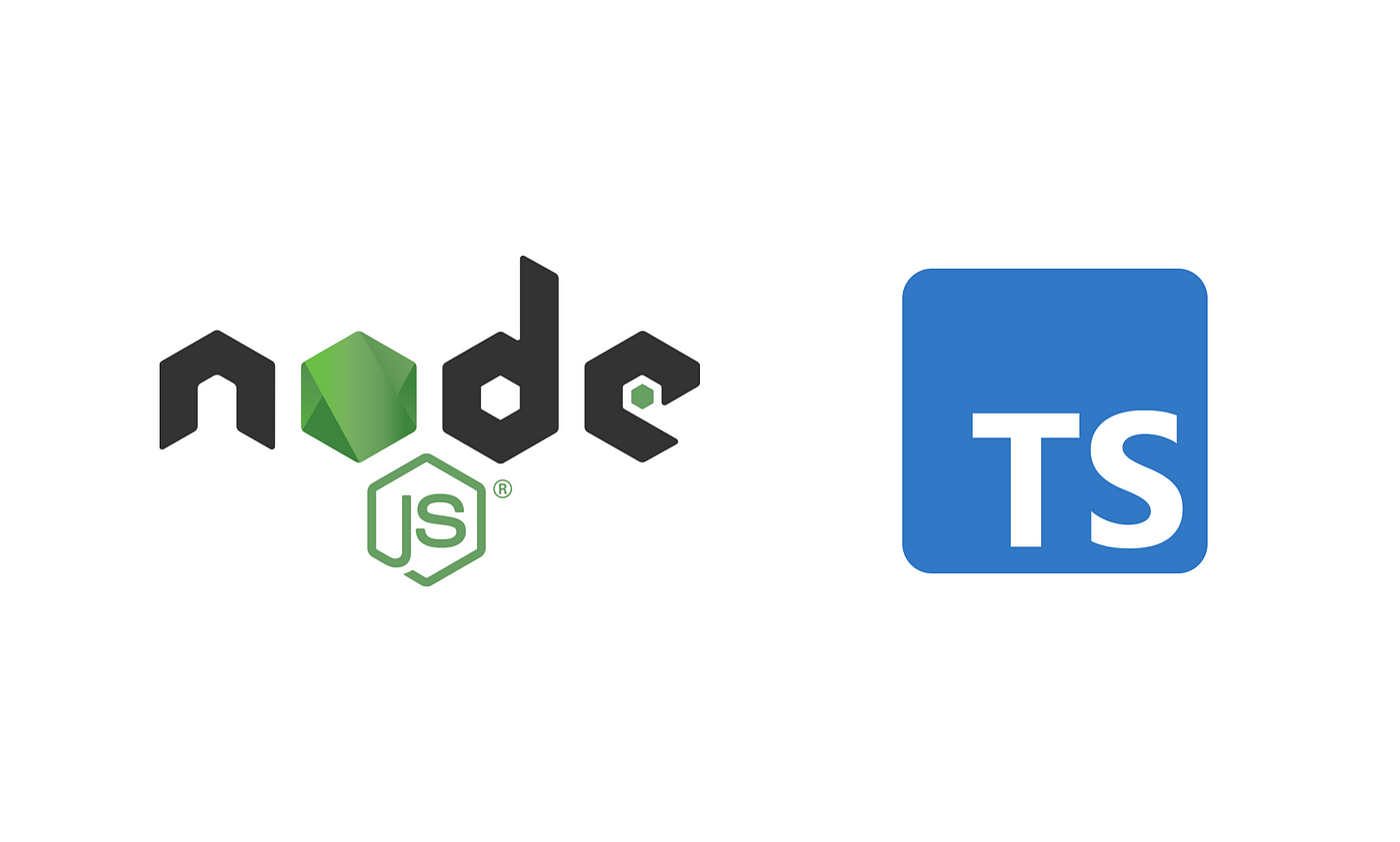 Esta imagen muestra un logo de node js más typescript